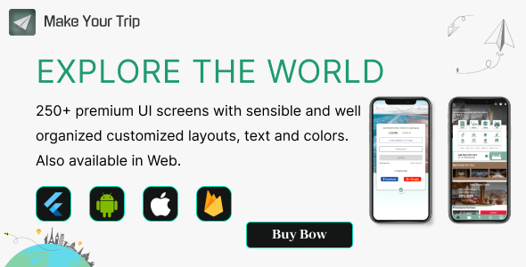 Make Your Trip - Flutter UI icon
