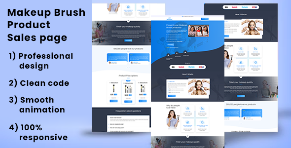 Makeup brush - product sales page icon