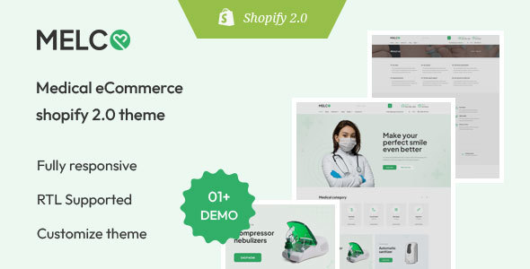Malco - Medical & Health Store Shopify Theme icon