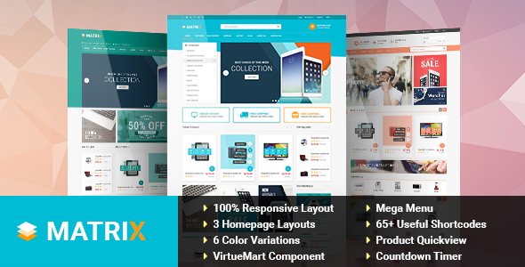 Matrix - Responsive VirtueMart Joomla Template icon