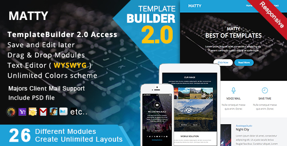 Matty - Responsive Email + MailBuild Online icon