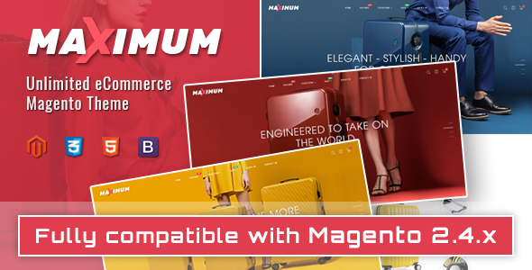 Maximum - Multipurpose Responsive Magento 2 Suitcase Store Theme icon