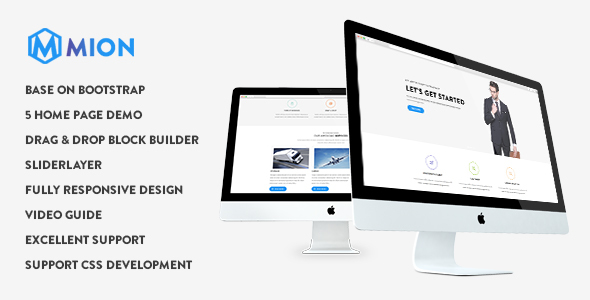 Mion - Responsive Business Service Drupal 9 Theme icon