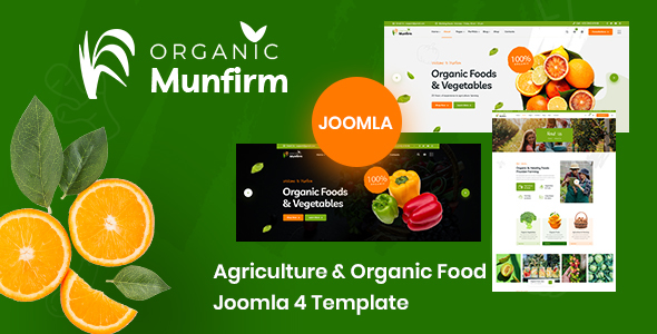 Munfirm - Organic & Healthy Food Joomla 4 Template icon