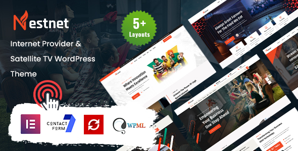 Nestnet - Internet Provider & Satellite TV WordPress Theme icon