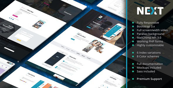 Next - App Landing Page icon