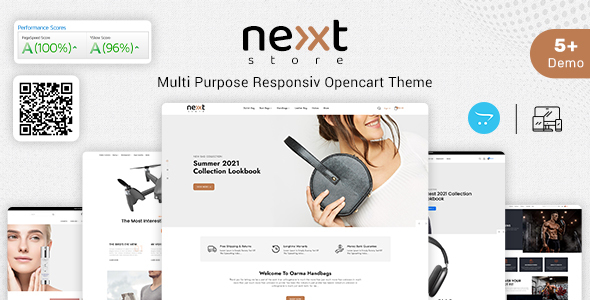Next - Single Product Electronics & Gadgets Opencart Theme icon