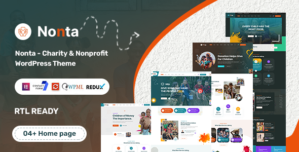 Nonta - Nonprofit & Charity WordPress Theme icon