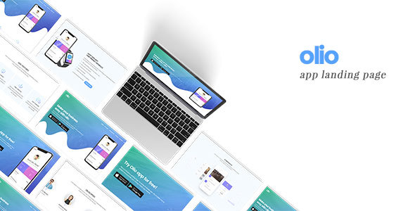 Olio | App Landing Page Template icon
