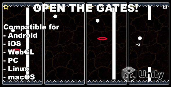 Open The Gates - Unity Hyper Casual Game For Android and iOS icon