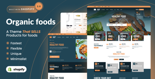 Organic Food - Agriculture Farm Shopify 2.0 Theme icon