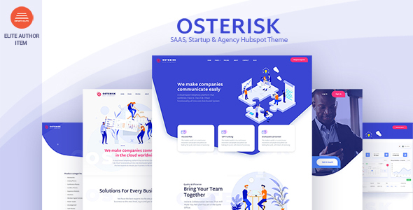 Osterisk: Saas, Startup & Agency Hubspot Theme icon