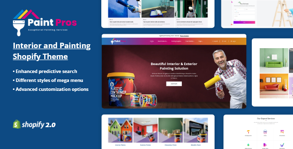 Paintpros - Painting Company Shopify Store icon