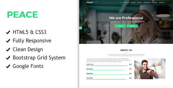 Peace - Multi Purpose Startup Landing Pages icon