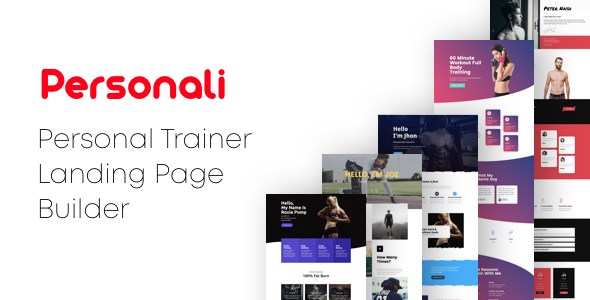 Personali - Personal Trainer Landing Pages with Page Builder icon