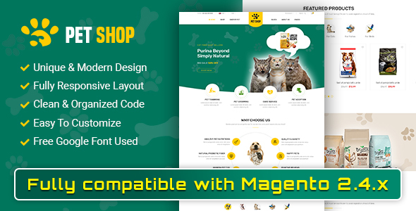 PetShop - Beautiful Responsive Magento 2 Theme icon
