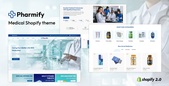 Pharmify - Pharmacy & Medical Store Shopify Theme icon