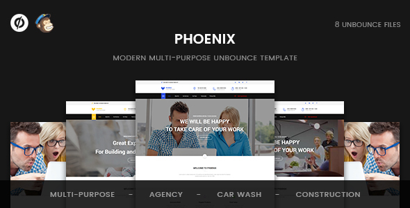 Phoenix - Multi-Purpose Unbounce Template icon