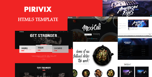 Pirivix - Responsive HTML5 Template icon