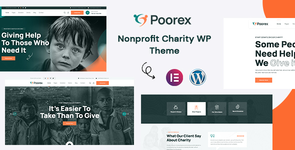 Poorex - Nonprofit Charity WordPress Theme icon