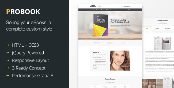 ProBook - Conversion Landing page icon