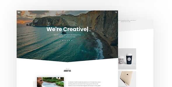 Rize - One Page Portfolio Joomla Template icon