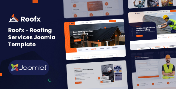 Roofx - Roofing Services Joomla 4 Template icon