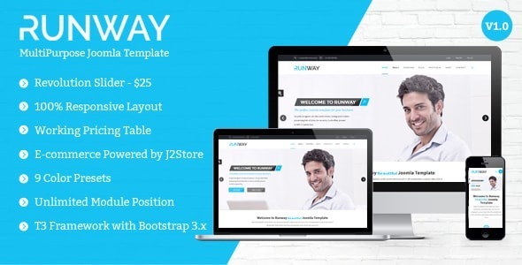 Runway - Responsive Multipurpose Joomla Template icon