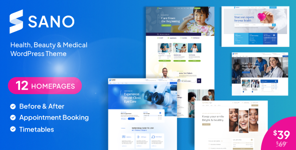 Sano - Medical WordPress Theme icon