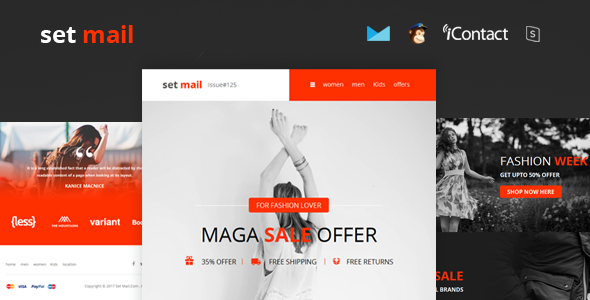 Set Mail - Responsive E-mail Template + Online Access icon
