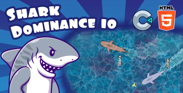 Shark Dominance io – HTML5 Game – C3P icon