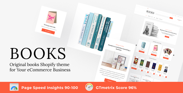 Shopify Books Online Store Template icon