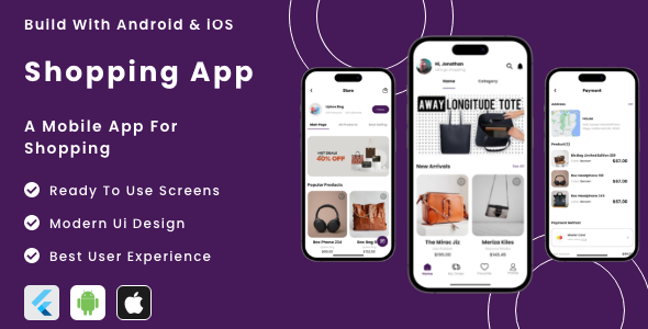 Shopping App - Flutter Mobile App Template icon