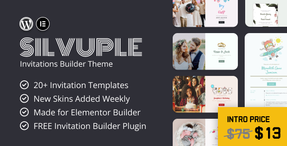 Silvuple – Online Invitation Maker Theme icon