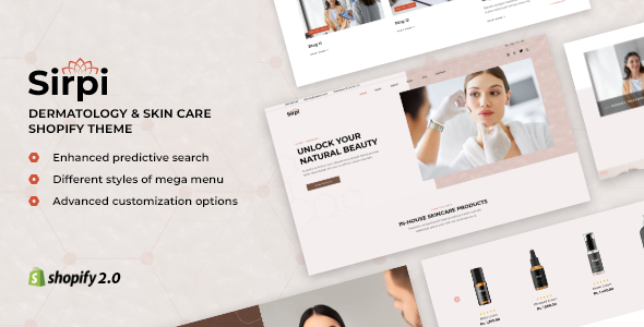 Sirpi - Medical Cosmetics Store Shopify Theme icon
