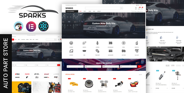 Spares - Auto Parts & Supermarket Prestashop Theme icon