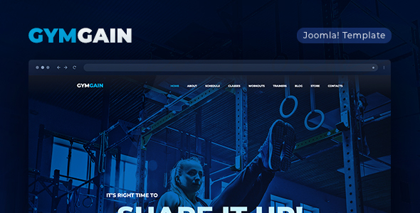 Sports Joomla Template GymGain icon