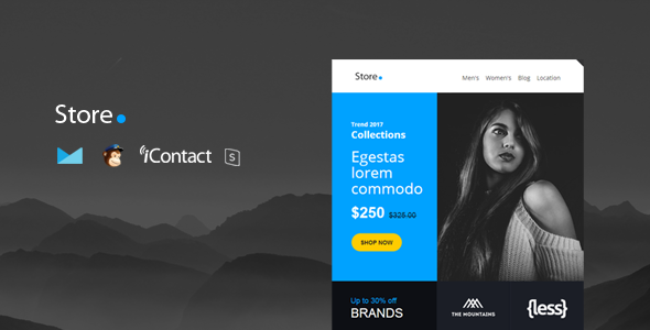 Store Mail - Responsive E-mail Template + Online Access icon