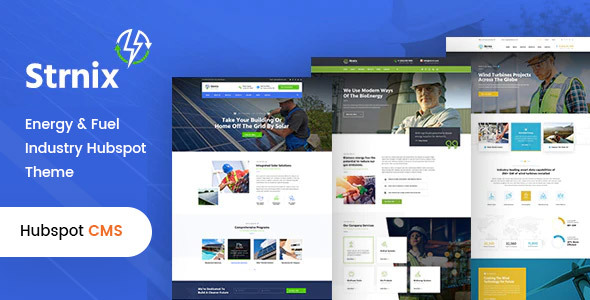 Strnix - Solar and Green Energy HubSpot Theme icon