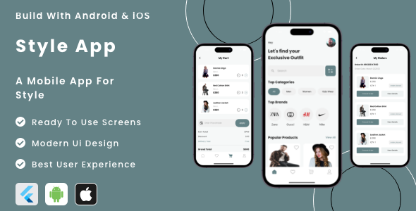 Style App - Flutter Mobile App Template icon