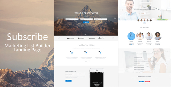Subscribe - Marketing List Builder Landing Page icon