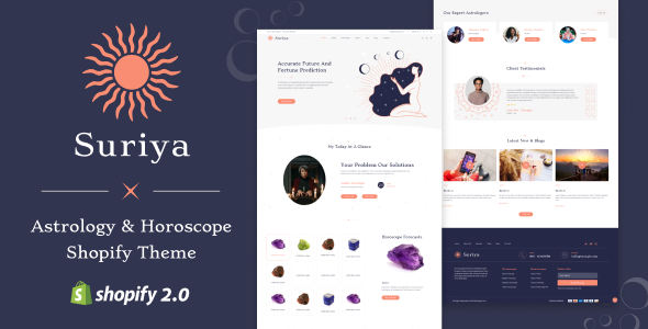 Suriya - Astrology Store Shopify Theme icon