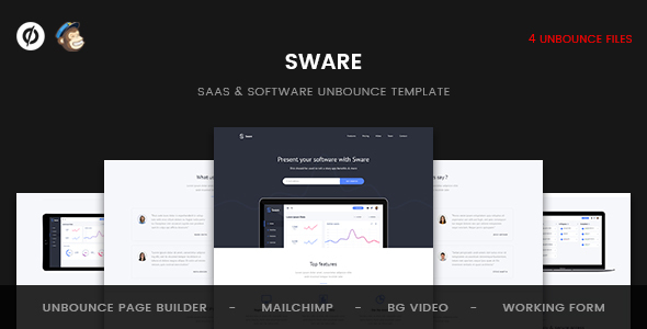 Sware - SaaS & Software Unbounce Template icon