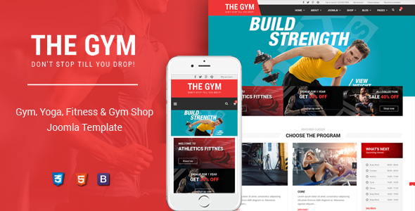 TheGym - Yoga, Fitness & Accessories Shop Joomla Template icon