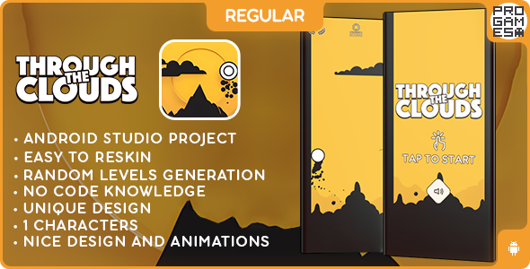 Through The Clouds (REGULAR) - ANDROID - BUILDBOX CLASSIC game icon