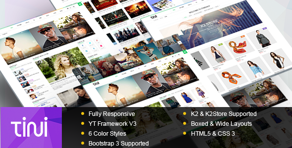 Tini - News/Magazine Template with Online Shop icon