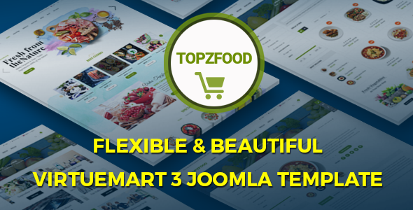TopzFood - Multipurpose VirtueMart eCommerce Joomla Templates