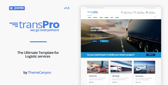 TransPro - Transport & Trucking Logistics Joomla Template icon