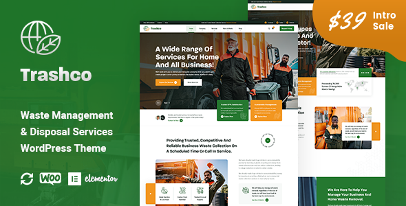 Trashco - Waste Management & Disposal Services WordPress Theme icon