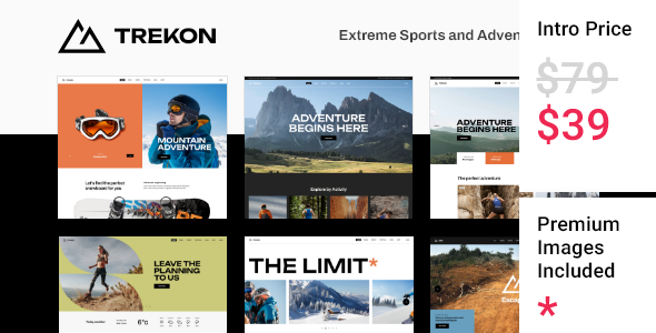 TrekOn - Extreme Sports and Adventure Theme icon